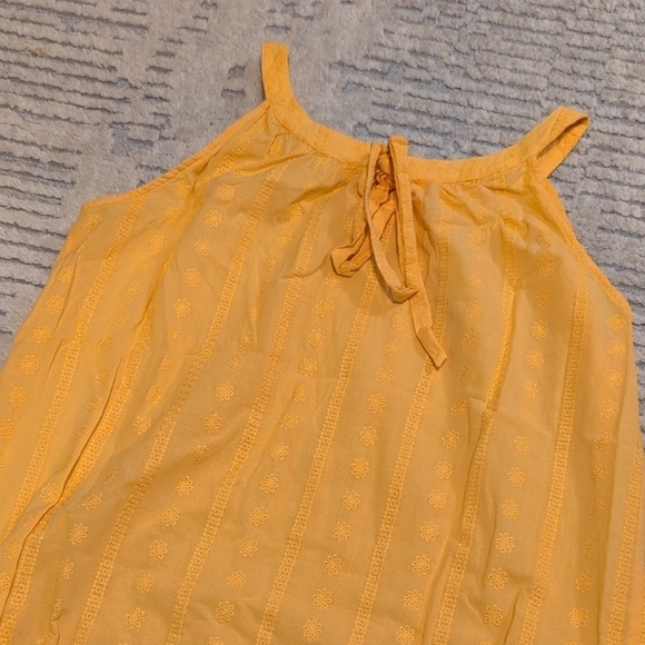 LOFT Sunburst Yellow Embroidered Tank - Picture 4 of 4